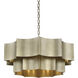 Shelby 6 Light 30 inch Silver Patina Pendant Ceiling Light