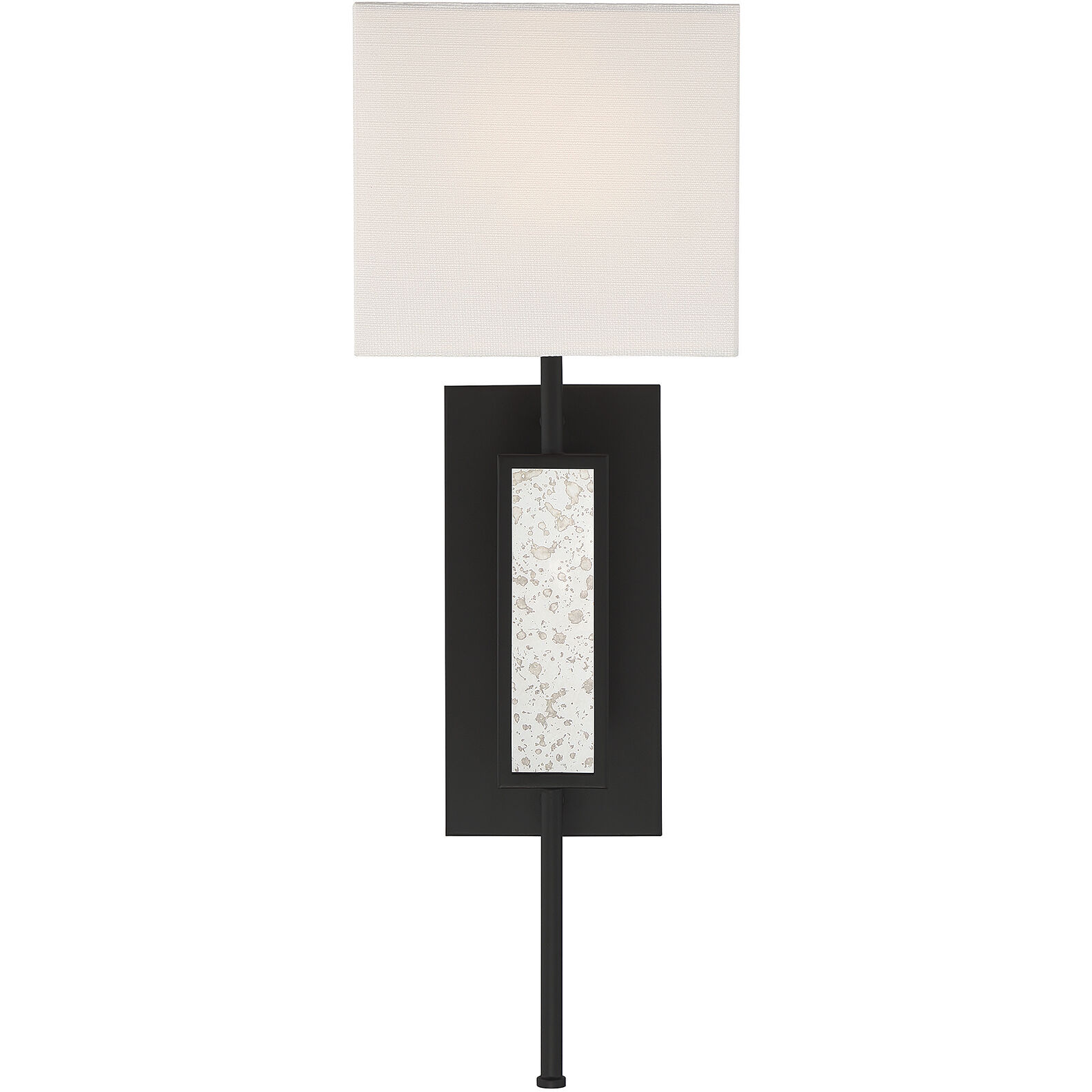 Victor 1 Light 8 inch Matte Black Wall Sconce Wall Light
