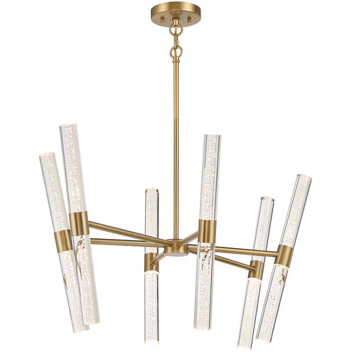 Arlon LED 20 inch Warm Brass Chandelier Ceiling Light