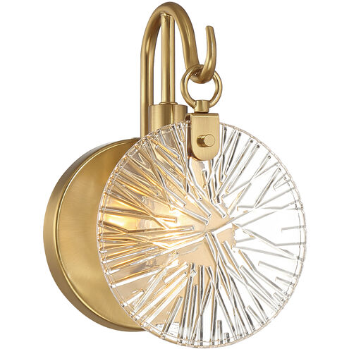 Addison 1 Light 5.75 inch Warm Brass Bathroom Vanity Light Wall Light
