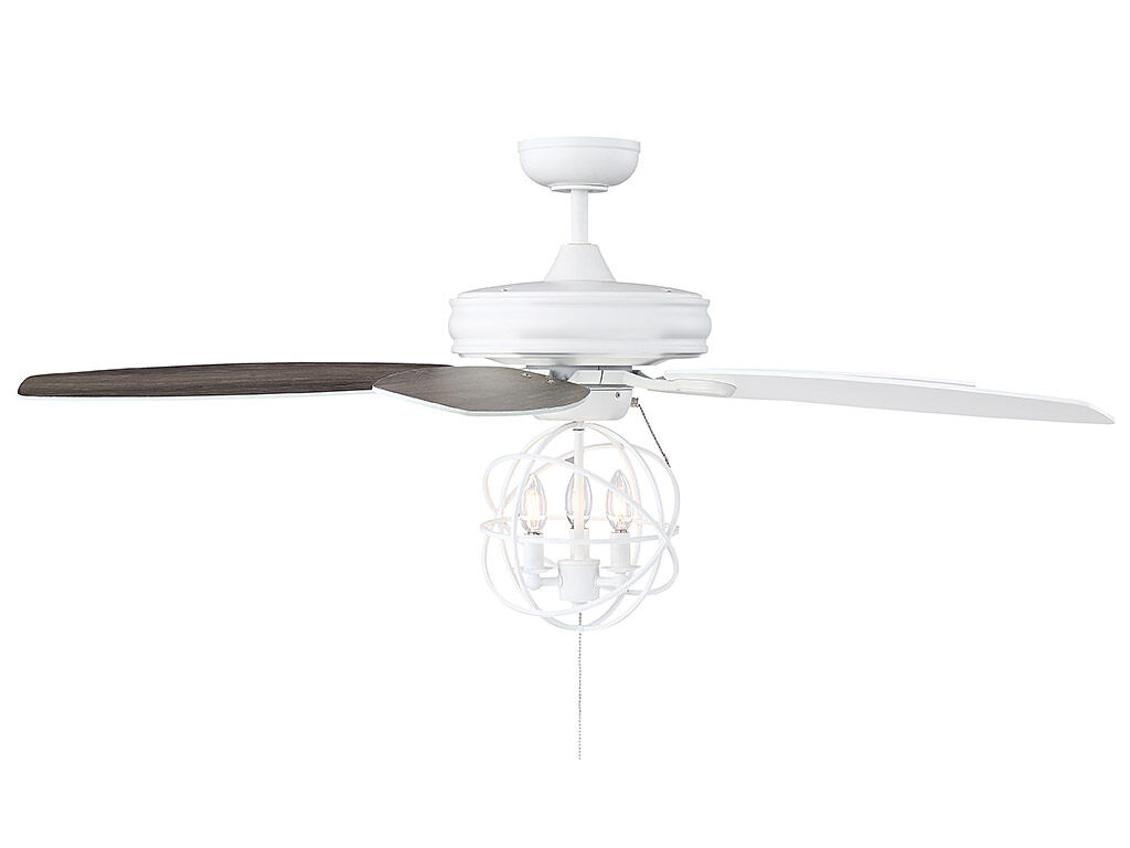 North LED White Fan Light kit