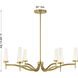 Butler LED 40 inch Warm Brass Chandelier Ceiling Light