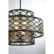 Mannheim 4 Light 22 inch Matte Black Pendant Ceiling Light, Lighting One