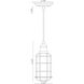 Vintage 1 Light 4.5 inch Satin Nickel Mini-Pendant Ceiling Light