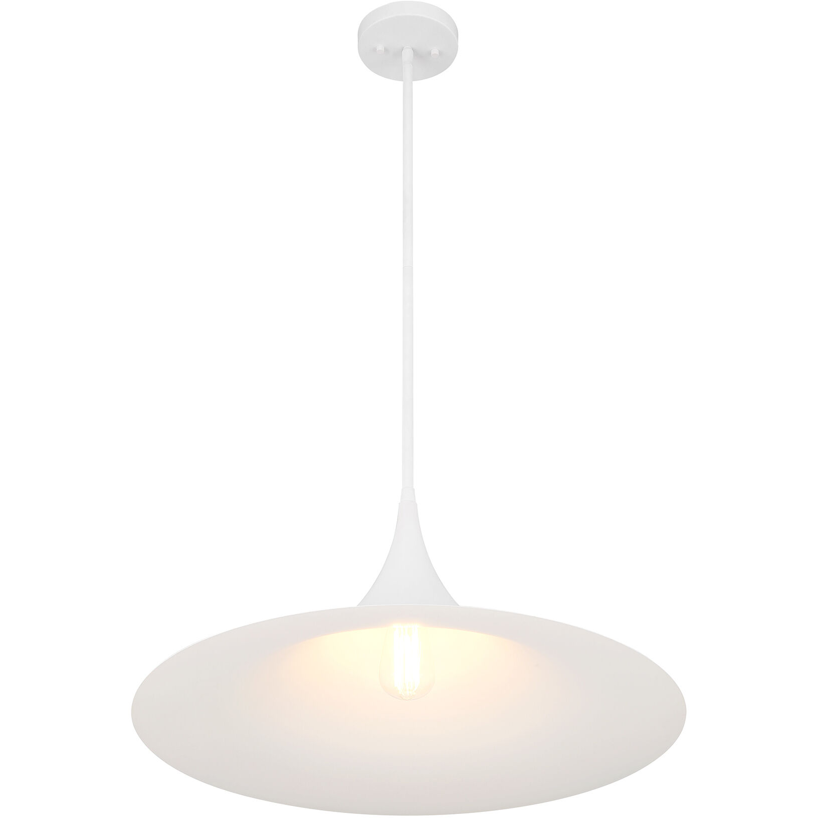 Bowdin 1 Light 24 inch Bisque White Pendant Ceiling Light
