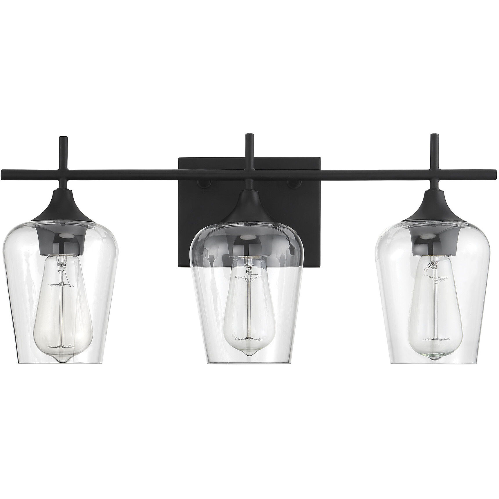 3 light vanity light black hot sale