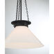 Myers 1 Light 18 inch Matte Black Pendant Ceiling Light