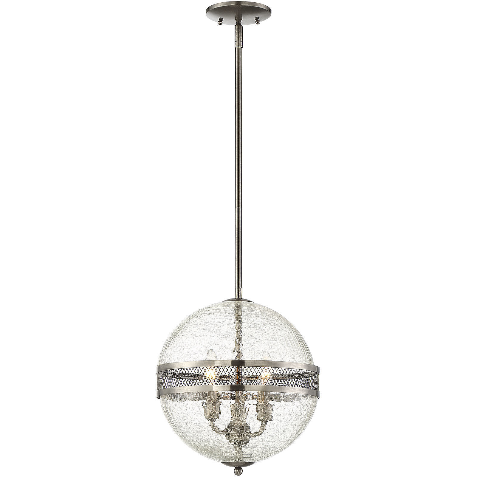 Pewter pendant light fitting top