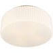Edgemont 4 Light 20 inch Warm Brass Flush Mount Ceiling Light