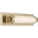 Parker LED 18 inch Noble Brass Bathroom Vanity Light Wall Light