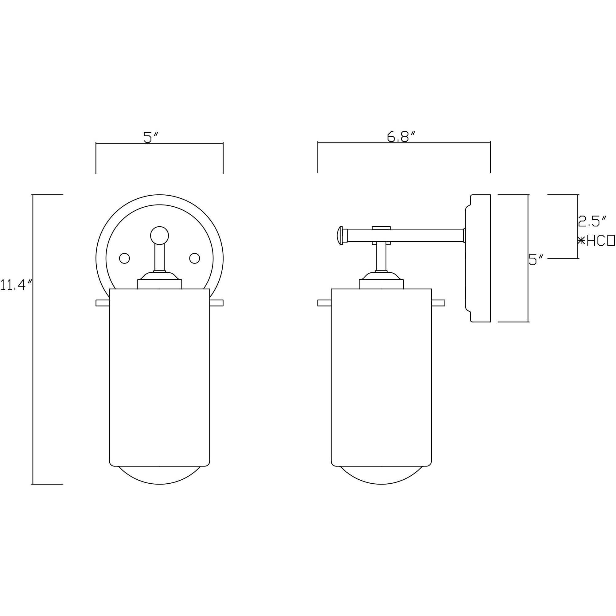 Clayton 1 Light 5 inch English Bronze and Warm Brass Wall Sconce Wall Light, Essentials