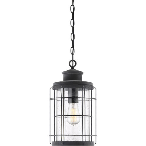 Fletcher 1 Light 9 inch Oxidized Black Outdoor Hanging Lantern