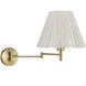 Rosa 1 Light 12.5 inch Noble Brass Wall Sconce Wall Light