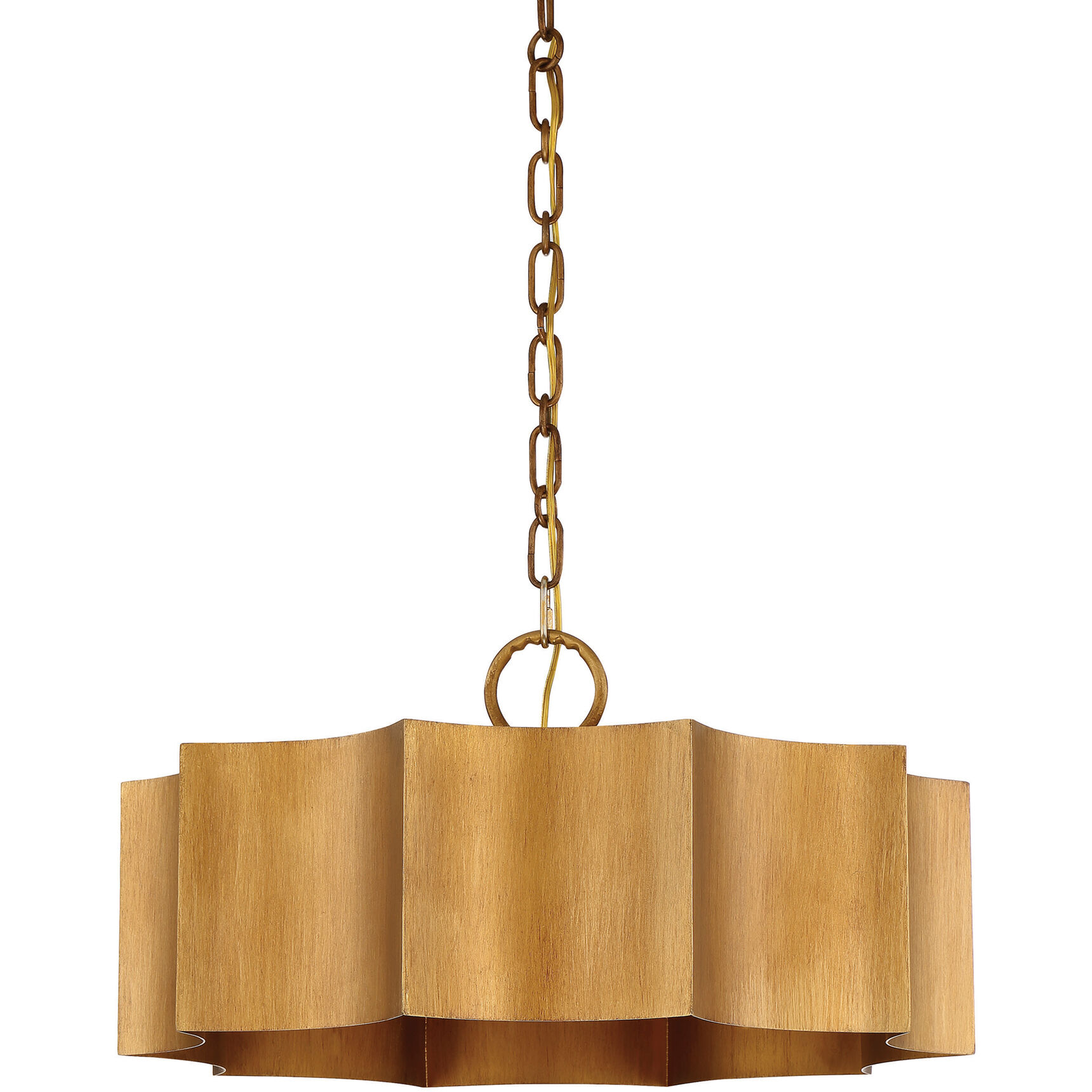 Shelby 3 Light 22.5 inch Gold Patina Pendant Ceiling Light