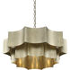 Shelby 6 Light 30 inch Silver Patina Pendant Ceiling Light