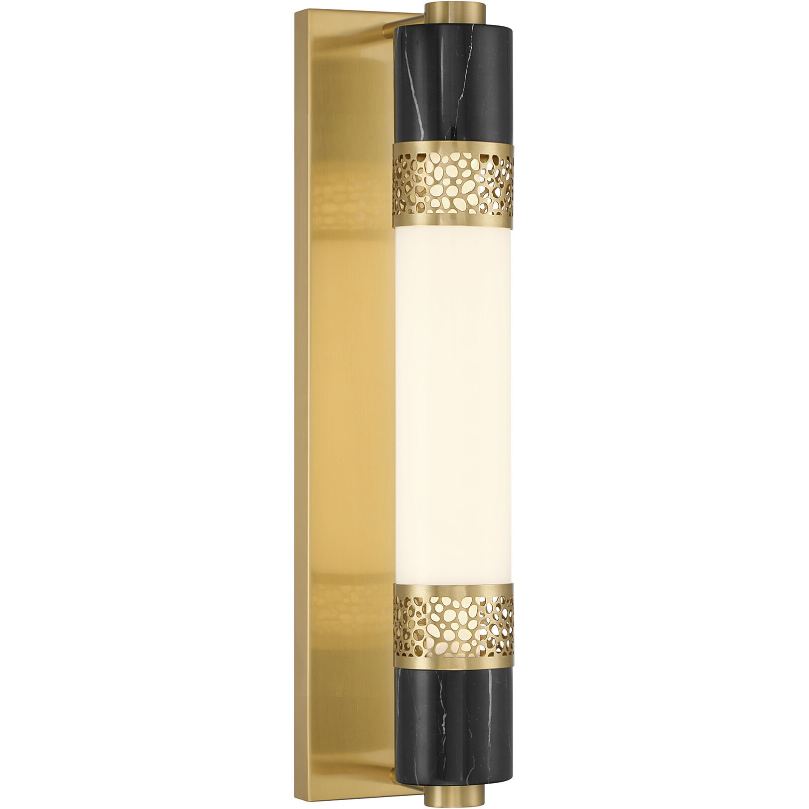 Farrell LED 4.5 inch Warm Brass Wall Sconce Wall Light