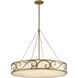 Halstead 8 Light 28.13 inch Antique Patina Chandelier Ceiling Light