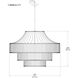 Medlock 8 Light 32 inch Burnished Brass Outdoor Chandelier