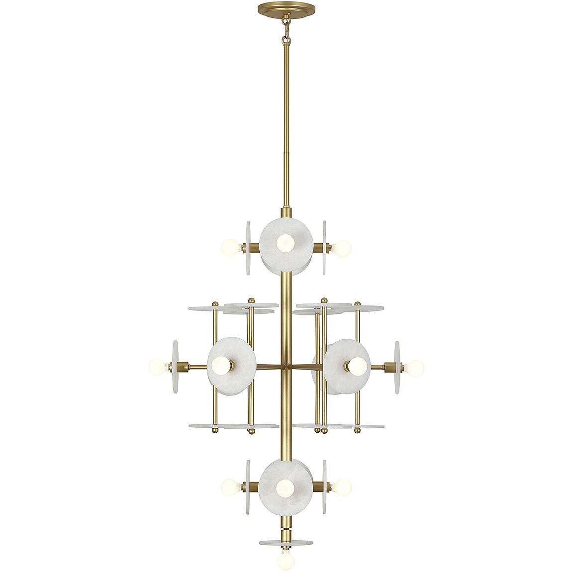 Amani 15 Light 30 inch Royal Gold Chandelier Ceiling Light