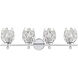 Moreno 4 Light 31 inch Polished Chrome Bathroom Vanity Light Wall Light