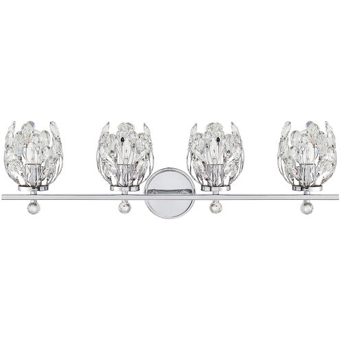 Moreno 4 Light 31 inch Polished Chrome Bathroom Vanity Light Wall Light