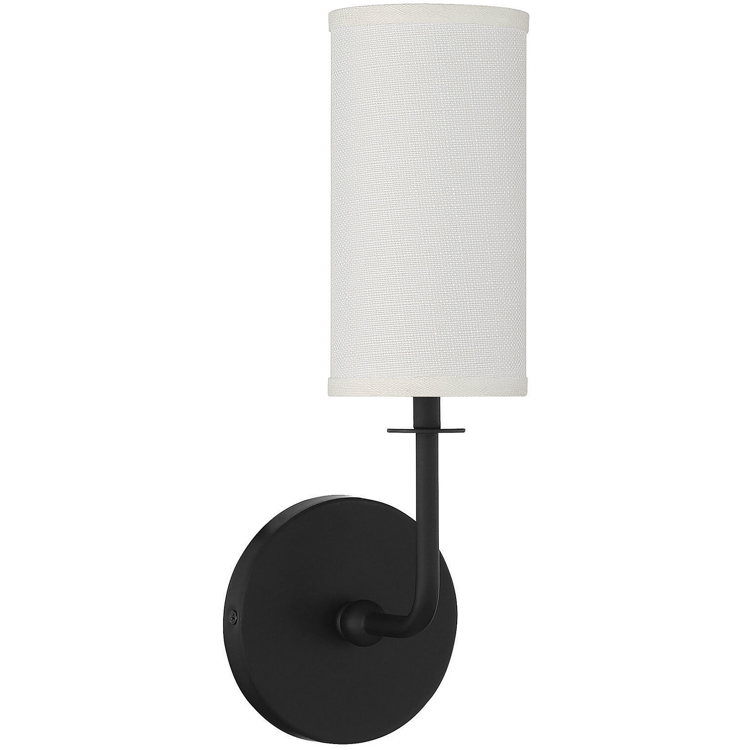 Powell 1 Light 5 inch Matte Black Wall Sconce Wall Light, Essentials