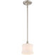 Terrell 1 Light 6 inch Satin Nickel Mini Pendant Ceiling Light