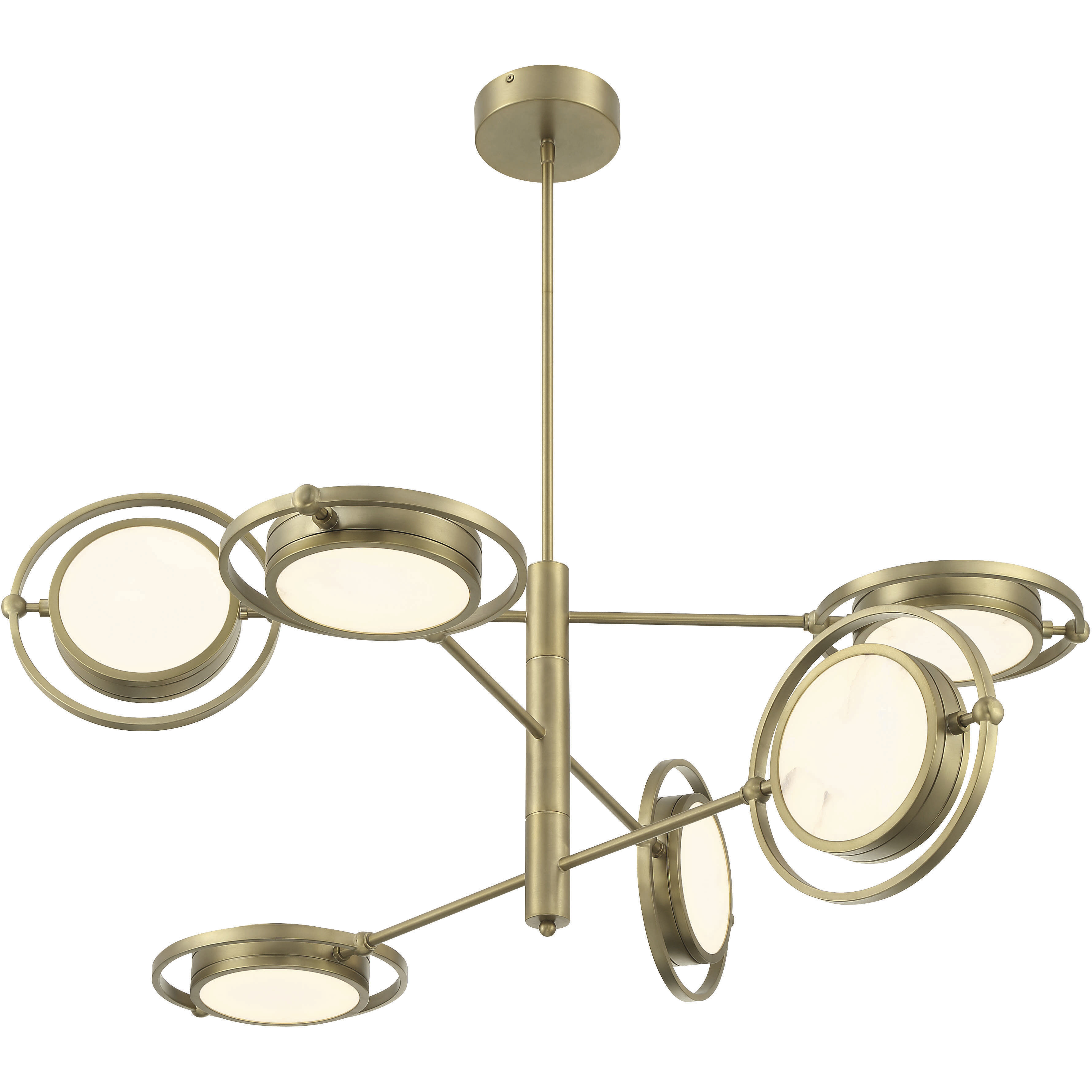 Spectr LED 40.63 inch Soft Brass Chandelier Ceiling Light