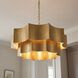Shelby 6 Light 30 inch Gold Patina Pendant Ceiling Light