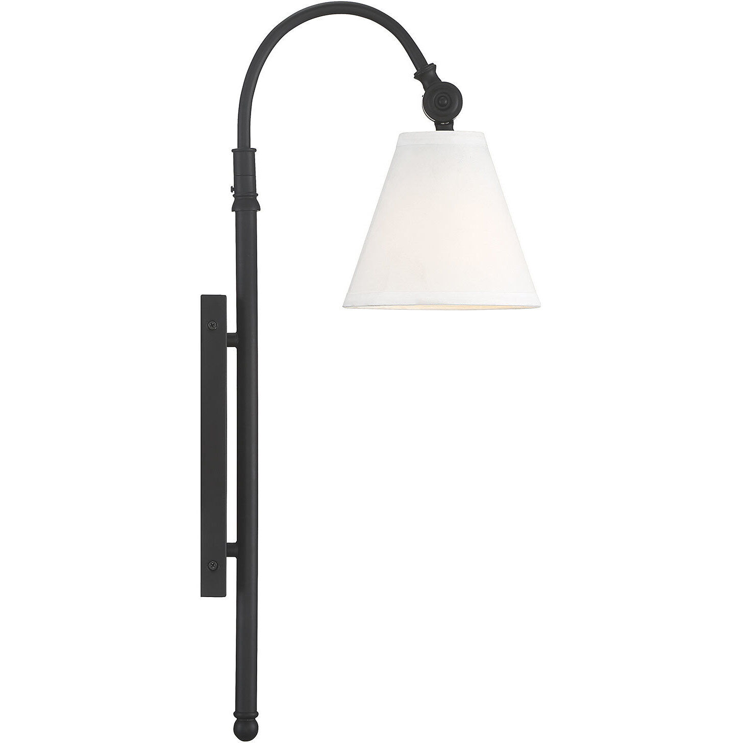 Rutland 11.5 inch 60 watt Classic Bronze Adjustable Wall Sconce Wall Light, Essentials