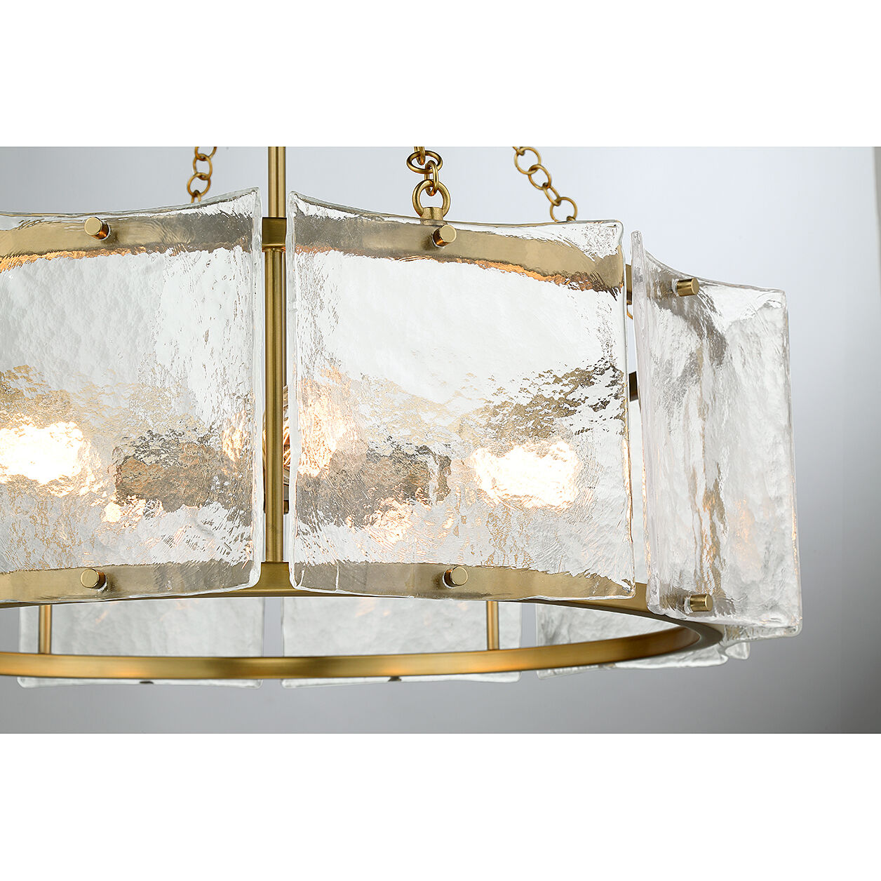Genry 5 Light 26 inch Warm Brass Pendant Ceiling Light