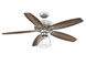 Mclean LED Satin Nickel Fan Light Kit