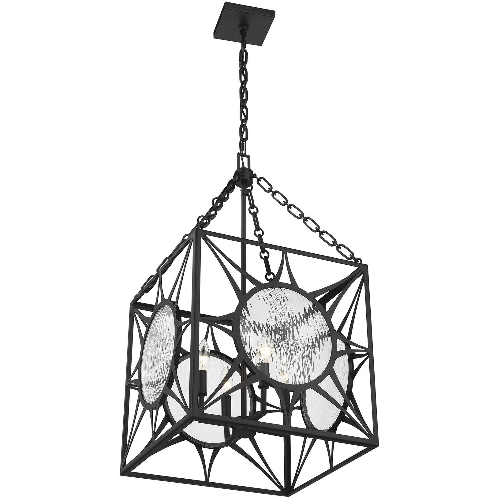 Balfour 4 Light 17 inch Matte Black Pendant Ceiling Light