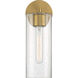 Ricci 1 Light 5 inch Warm Brass Wall Sconce Wall Light, Lighting One