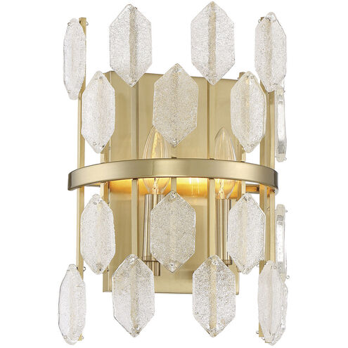 Royale 2 Light 9 inch Noble Brass Sconce Wall Light
