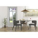 Eman 6 Light 30 inch Matte Black with Dark Rattan Pendant Ceiling Light