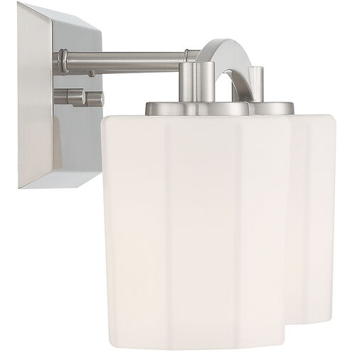 Whitney 2 Light 14 inch Satin Nickel Bathroom Vanity Light Wall Light