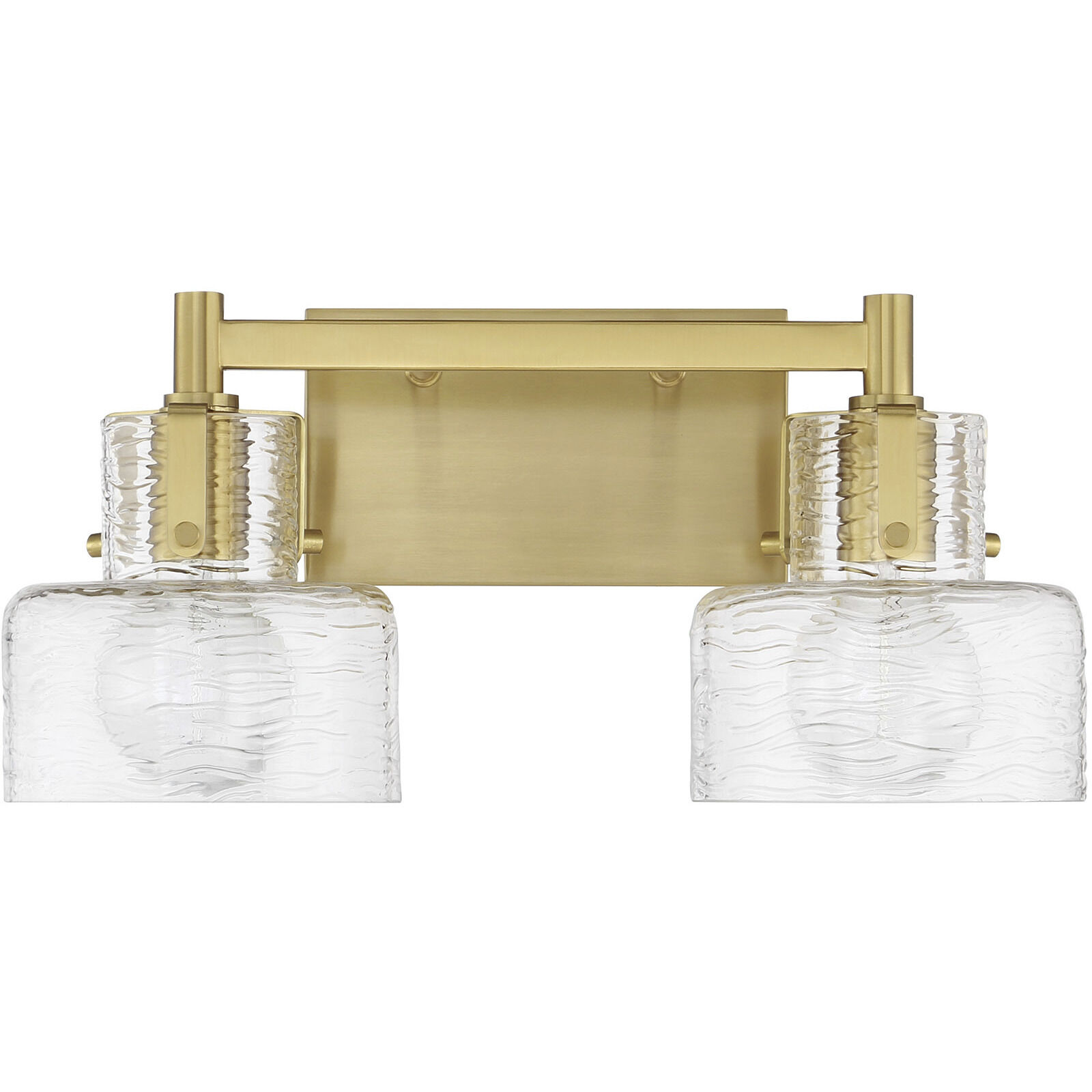Dover 2 Light 17 inch Warm Brass Bathroom Vanity Light Wall Light