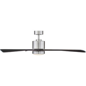 Amherst 52 inch Brushed Pewter with Chestnut Blades Ceiling Fan