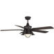 Hyannis 52 inch English Bronze with Chestnut Blades Outdoor Ceiling Fan