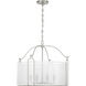 Ashlay 4 Light 22 inch Satin Nickel Pendant Ceiling Light