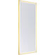 Paulding 72 X 30 inch Gold LED Mirror