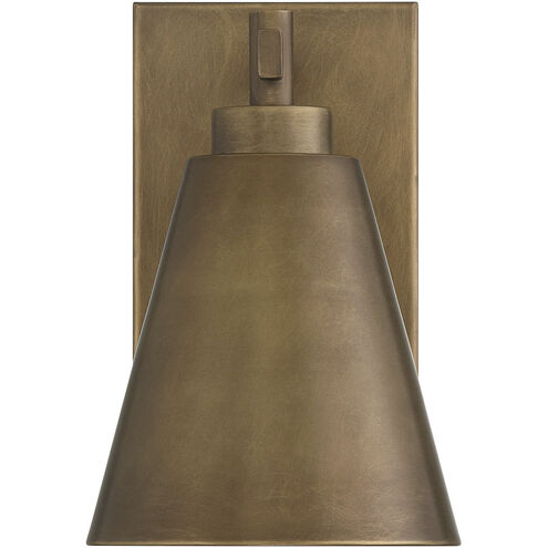 Ryder 1 Light 9 inch Atlas Bronze Outdoor Wall Lantern