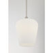 Octave 1 Light 8 inch Satin Nickel Pendant Ceiling Light, Essentials