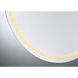 Cordova 32 X 32 inch Crushed Crystal Mirror, Frontlit