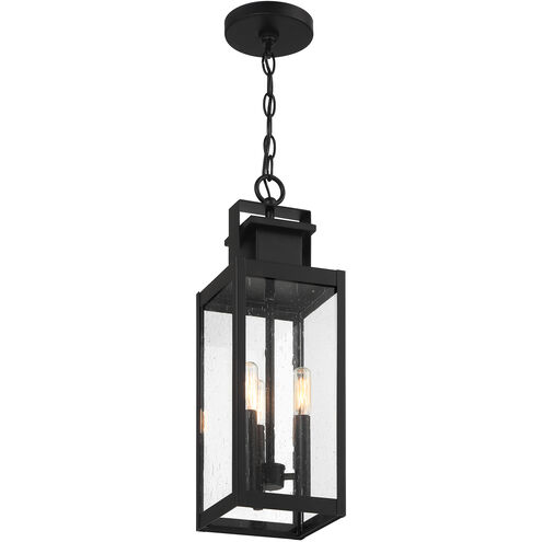 Ascott 3 Light 6.5 inch Black Outdoor Hanging Lantern