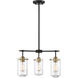 Clayton 3 Light 20 inch English Bronze/Warm Brass Chandelier Ceiling Light