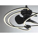 Hydra 12 inch Matte Black with Black Blades Fan D'Lier