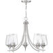 Octave 5 Light 23 inch Satin Nickel Chandelier Ceiling Light, Essentials