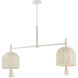 Lunara 6 Light 44 inch Cotton Chandelier Ceiling Light